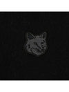 Bold Fox Head Patch Muffler Black Charcoal - MAISON KITSUNE - BALAAN 3