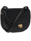 Gancini Travelfl Calfskin Cross Bag Black - SALVATORE FERRAGAMO - BALAAN 4