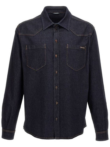 Dolce & Gabbana Denim Shirt - DOLCE&GABBANA - BALAAN 1