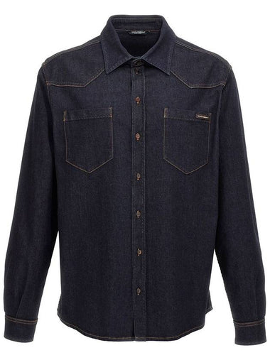 Dolce & Gabbana Denim Shirt - DOLCE&GABBANA - BALAAN 1