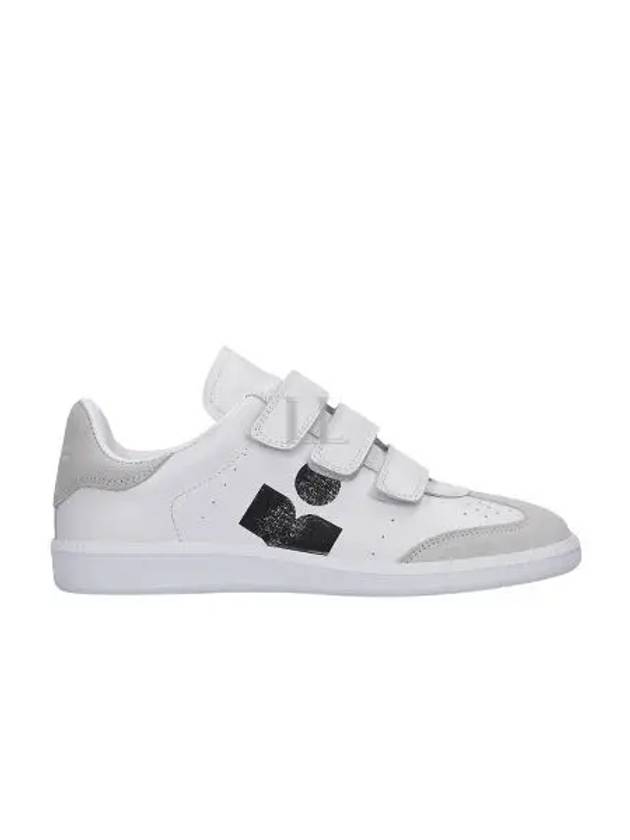 Beth Logo Leather Low Top Sneakers White - ISABEL MARANT - BALAAN 2