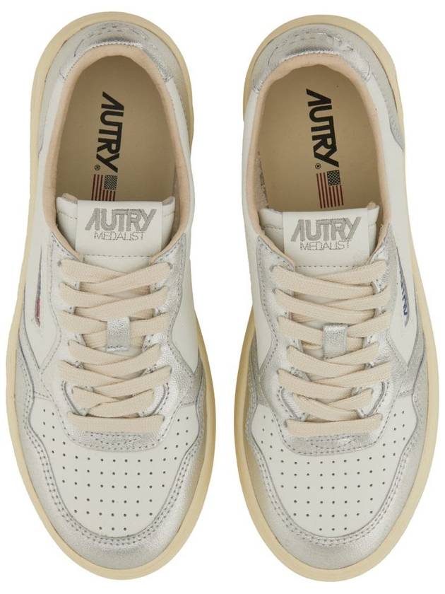 Medalist Silver Tab Low Top Sneakers White - AUTRY - BALAAN 7