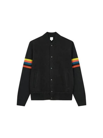 Striped sleeve bomber jacket black 271674 - PAUL SMITH - BALAAN 1