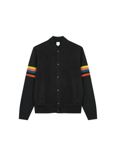 Striped sleeve bomber jacket black 271674 - PAUL SMITH - BALAAN 1