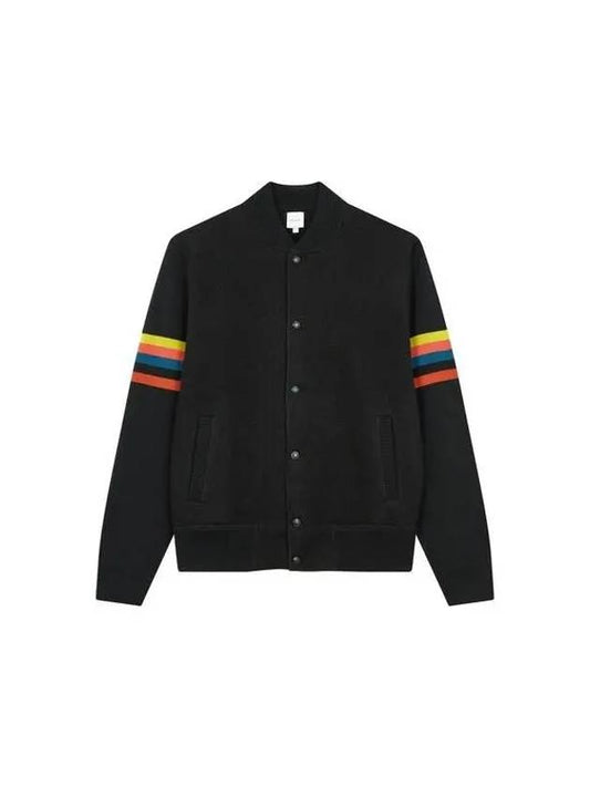 Striped sleeve bomber jacket black 271674 - PAUL SMITH - BALAAN 1