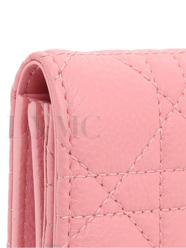 Caro Glycine Wallet Pink Cannage Card Holder Business S5132UWHC - DIOR - BALAAN 7