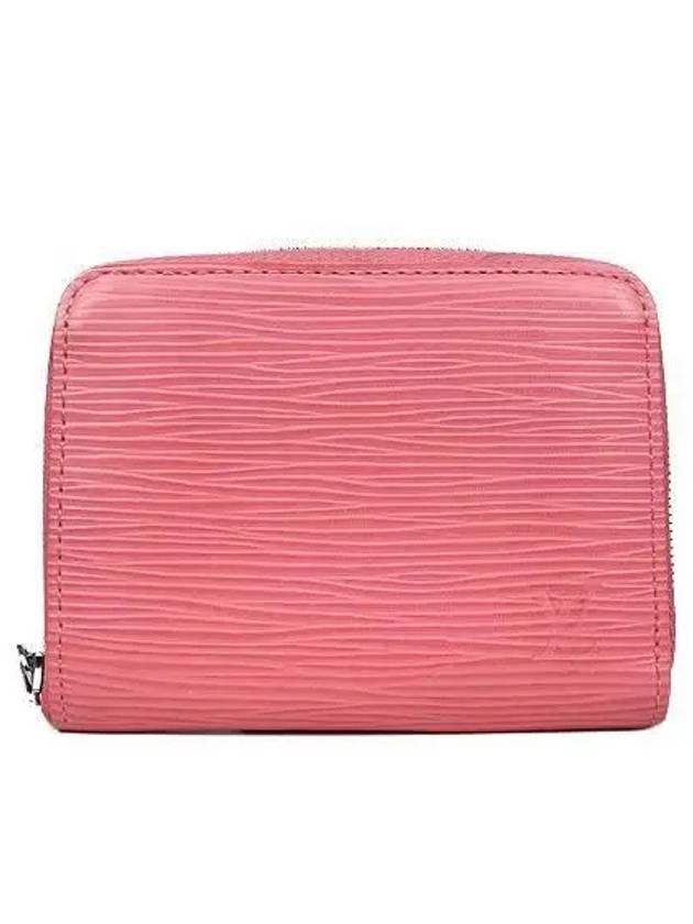 M61206 Epi Leather Pink Zippy Coin Perth Half Wallet - LOUIS VUITTON - BALAAN 1