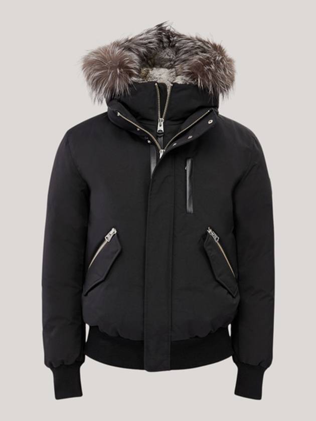 Dixon Nordic Tech Down Fur Bomber Jacket Black - MACKAGE - BALAAN 2