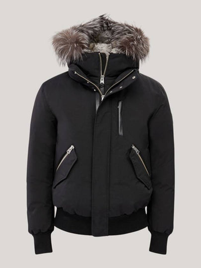 Dixon Nordic Tech Down Fur Bomber Jacket Black - MACKAGE - BALAAN 2