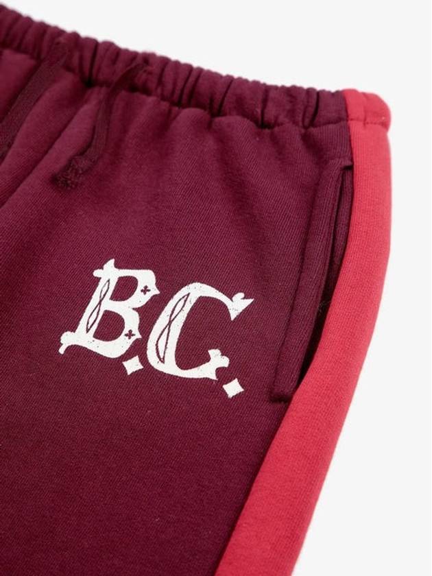 Kids BC Vintage Jogging Training Pants Burgundy - BOBO CHOSES - BALAAN 4