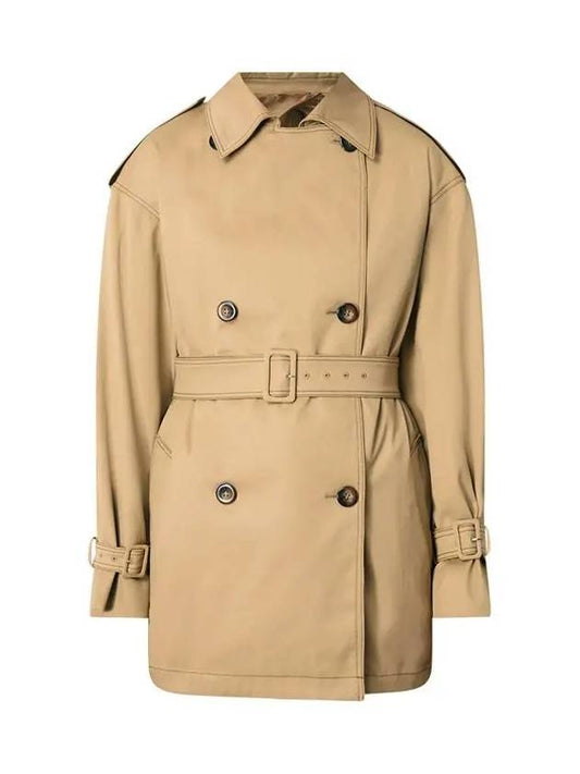 OTTAVO Belted Trench Coat 2426026011 001 - MAX MARA - BALAAN 1