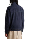 Tela Mock Neck Zip-up Jacket Navy - STONE ISLAND - BALAAN 5