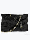 Re-Edition 1995 Chaine Large Re-Nylon Shoulder Bag Black - PRADA - BALAAN 2