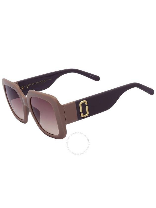 Marc Jacobs Brown Gradient Square Ladies Sunglasses MARC 647/S 0690/HA 53 - MARC JACOBS - BALAAN 3