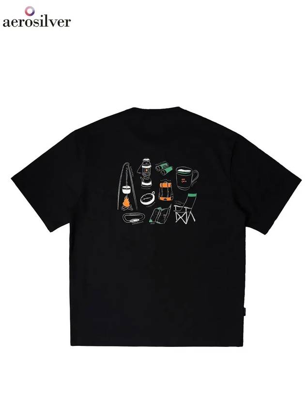 OHC Ready to Camp Graphic TShirt Black - OFFGRID - BALAAN 2