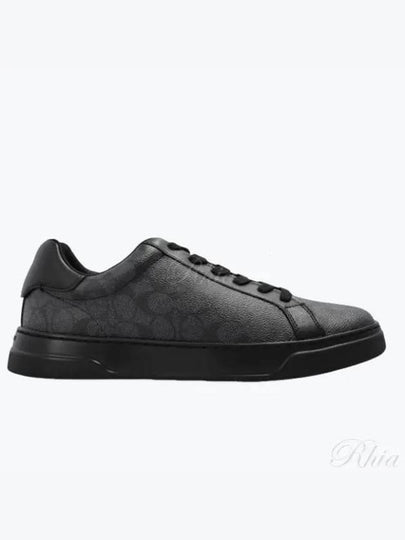 High Line Signature Canvas Low Top Sneakers Black - COACH - BALAAN 2