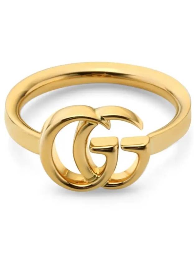 Double G Logo Ring YBC525690001 Gold - GUCCI - BALAAN 4