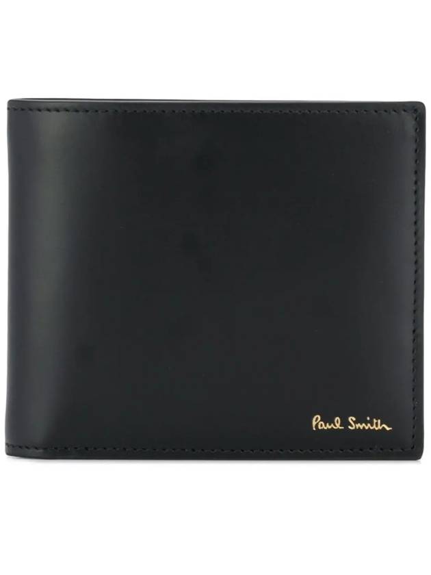 Lady Bifold Half Wallet Black - PAUL SMITH - BALAAN 3