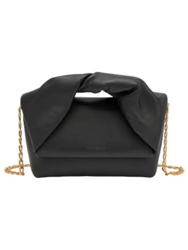 Midi twist shoulder bag black - JW ANDERSON - BALAAN 1