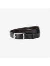 30mm reversible leather belt black brown 126020 - MONTBLANC - BALAAN 2