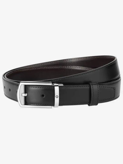 30mm reversible leather belt black brown 126020 - MONTBLANC - BALAAN 2