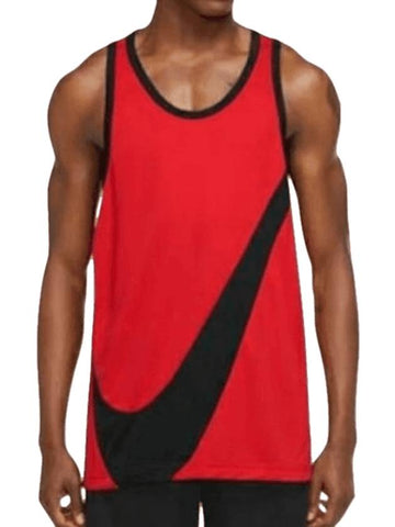 Crossover Big Swoosh Scoop Neck Sleeveless Red - NIKE - BALAAN 1