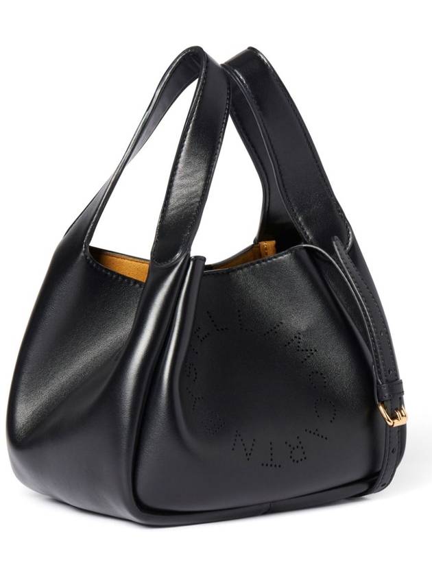 Stella Logo faux-leather tote bag - STELLA MCCARTNEY - BALAAN 3