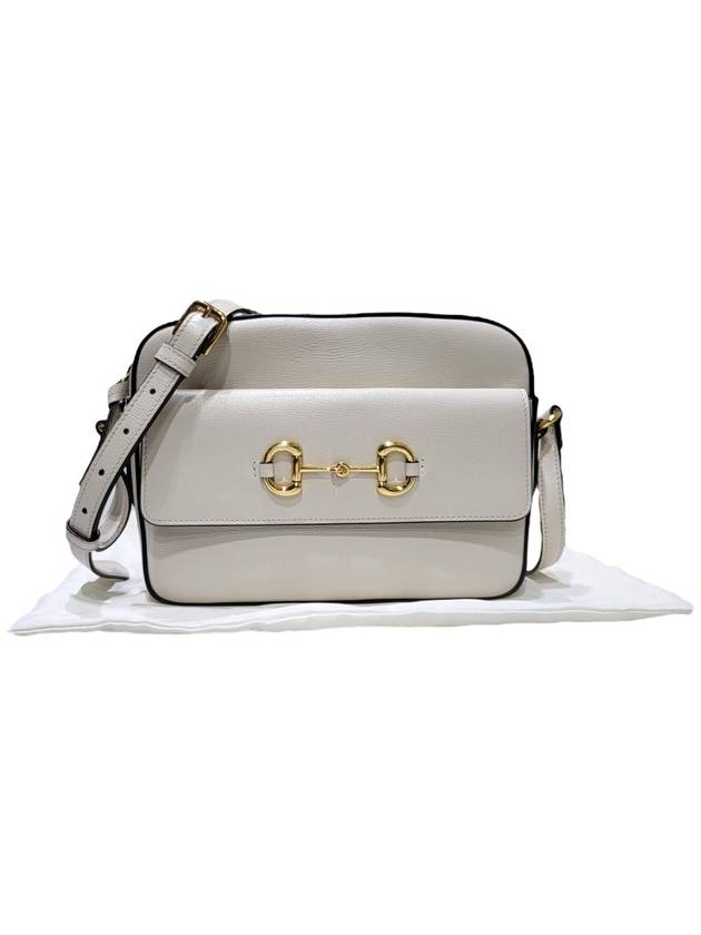 Women s 645454 Horsebit 1955 White Leather Small Shoulder Bag - GUCCI - BALAAN 11