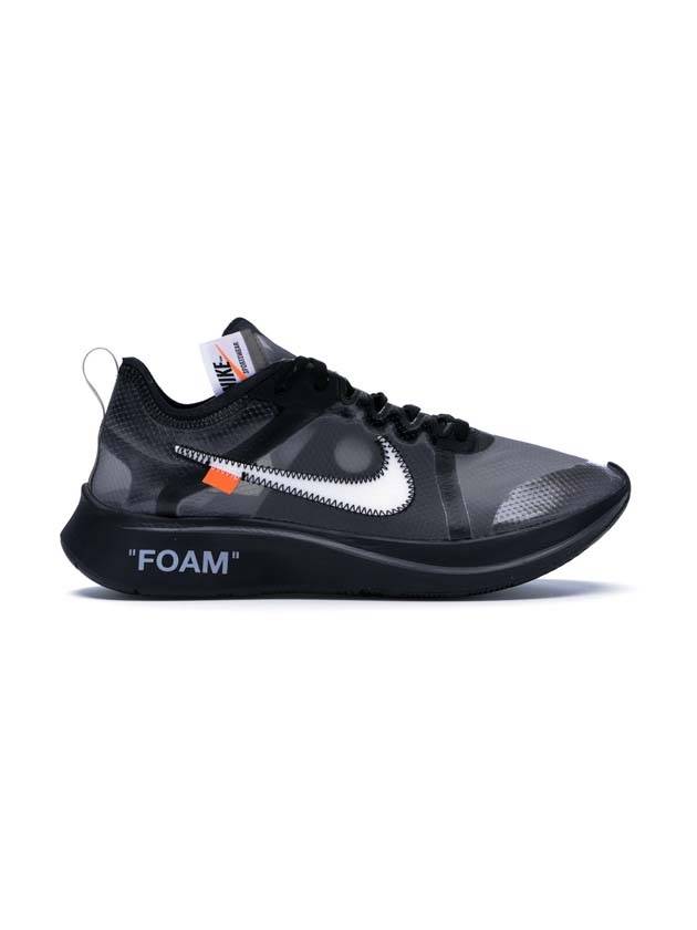 Zoom Fly Low Top Sneakers Black Silver - NIKE - BALAAN 1