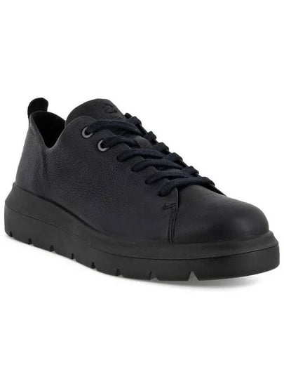 Nouvelle Lace Up Low Top Sneakers Black - ECCO - BALAAN 2