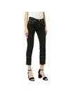 Women's Crop Jeans Black - MSGM - BALAAN 1