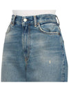 Crop Relaxed Fit Straight Jeans Mid Blue - ACNE STUDIOS - BALAAN 8