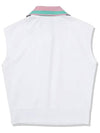 Color block collar sleeveless women WHITE - 20THHOLE - BALAAN 5