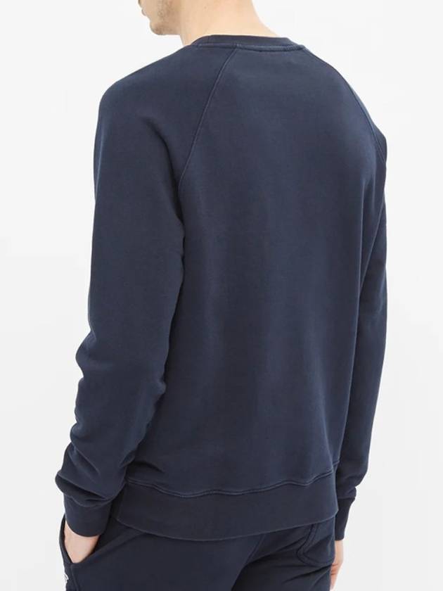 Tricolor Fox Patch Sweatshirt Dark Navy - MAISON KITSUNE - BALAAN 6