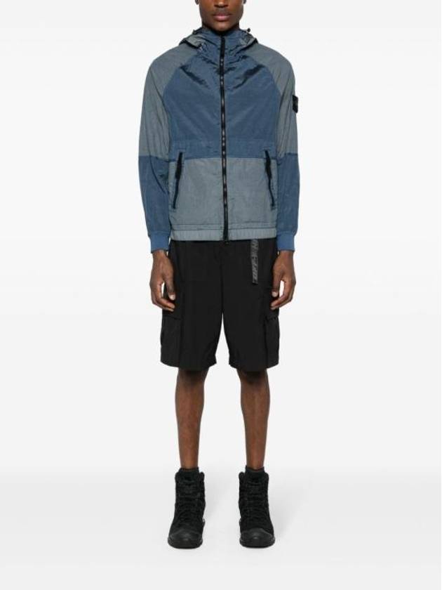 Nylon Metal Windbreaker Blue - STONE ISLAND - BALAAN 5