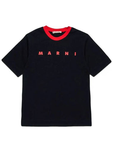 Kids Logo Print T Shirt M01228 M00L9 0M900 - MARNI - BALAAN 1