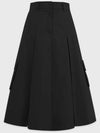 Wise pleated cargo long skirt - MICANE - BALAAN 6