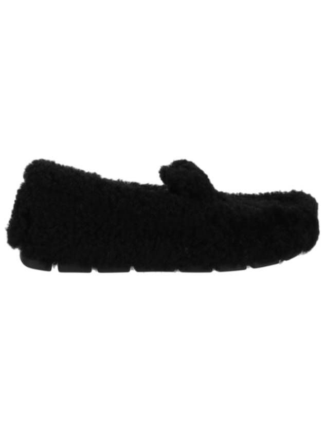 Shearling Driving Shoes Black - PRADA - BALAAN 1