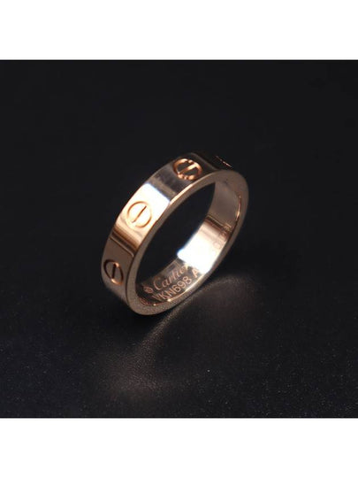 Women s Cartier B4050749 18K Pink Gold Love 1 Point Diamond Wedding Band Ring No 49 gt Gangbuk used luxury goods - CARTIER - BALAAN 2