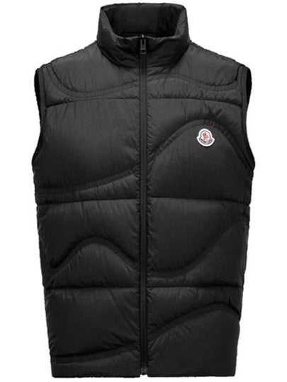 Beidaihe Logo Patch Padded Vest Black - MONCLER - BALAAN 2