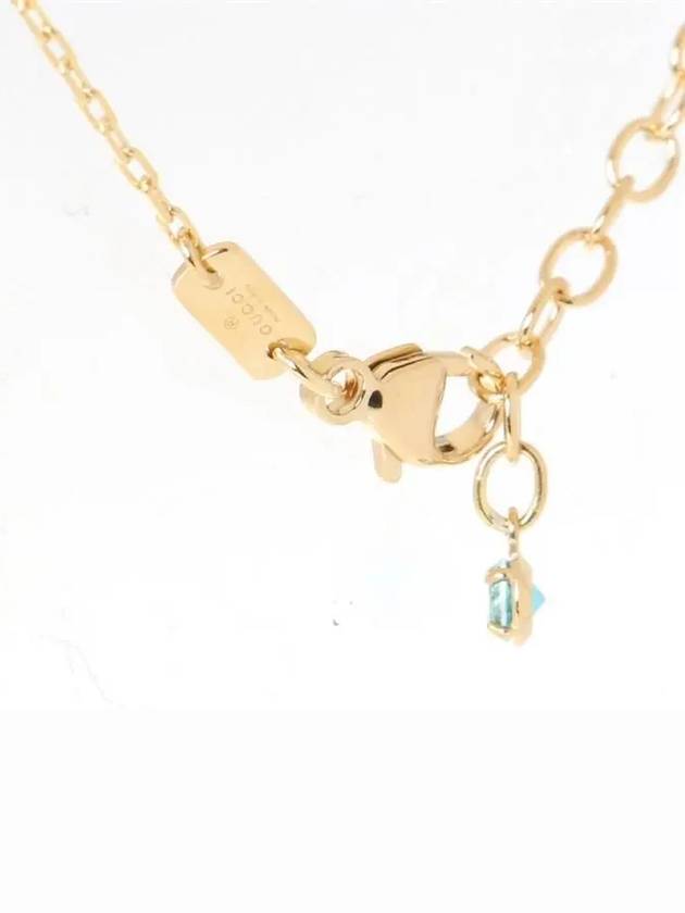 necklace 18k gold GG running yellow gold YBB481638001 - GUCCI - BALAAN 5