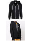 Chillax Fox Patch Zipped Hooded Jacket Black - MAISON KITSUNE - BALAAN 5