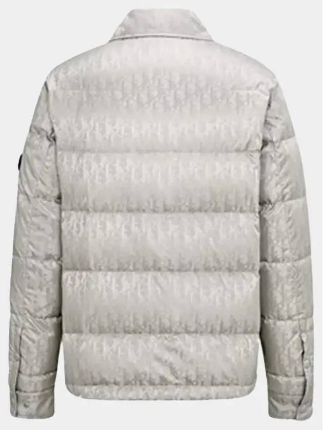 Oblique Jacquard Quilt Padding Grey - DIOR - BALAAN 3