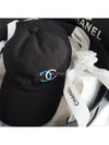 24C CC logo ball cap unisex neon black AA9702 - CHANEL - BALAAN 10