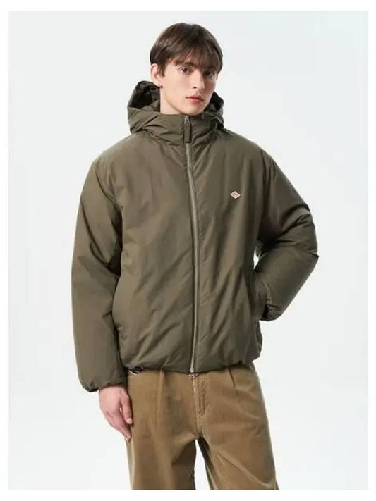 Men s Down Hooded Spring Autumn Jacket Olive Domestic Product GM0023110617606 - DANTON - BALAAN 1