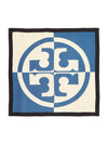 Silk Scarf Black - TORY BURCH - BALAAN 1