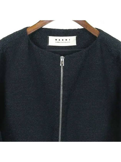 Smith Market Used Luxury Navy Coat Women s Clothing - MARNI - BALAAN 2