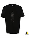 1020 Jersey British Sailor Short Sleeve T-Shirt Black - CP COMPANY - BALAAN 2