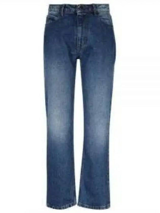 Denim Straight Jeans Blue - AMI - BALAAN 2