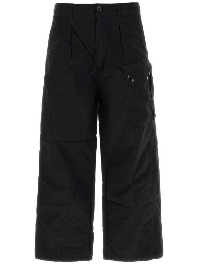 Flap Pocket Cargo Straight Pants Black - TEN C - BALAAN 1